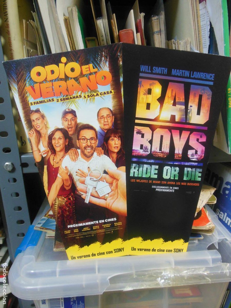 Cine: CAJA DE PALOMITAS FLYE ME TO THE MOON PROGRAMA DE CINE PADRE NO HAY MAS DE UNO BAD BOYS ODIO EL VERA