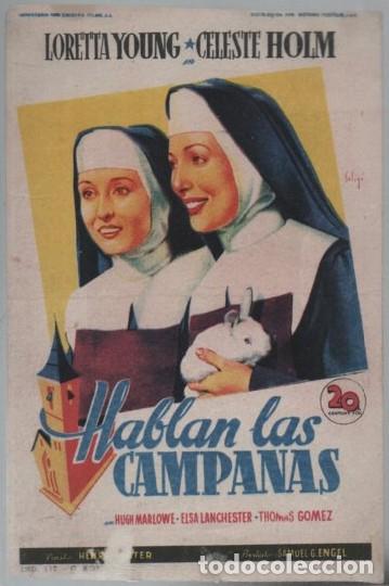 Cine: PROGRAMA DE CINE: HABLAN LAS CAMPANAS PC-11467