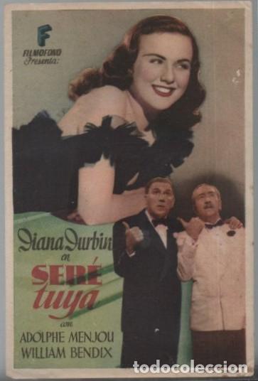 Cine: PROGRAMA DE CINE: SER&Eacute; TUYA PC-11468 - Foto 1