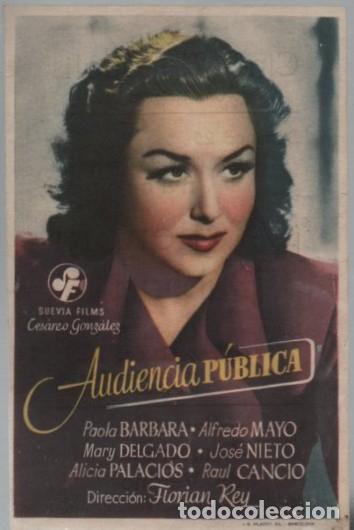 Cine: PROGRAMA DE CINE: AUDIENCIA P&Uacute;BLICA PC-11471 - Foto 1