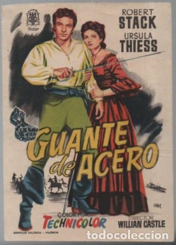 Cine: PROGRAMA DE CINE: GUANTE DE ACERO PC-11472 - Foto 1