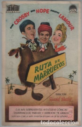 Cine: PROGRAMA DE CINE: RUTA DE MARRUECOS PC-11473 - Foto 1