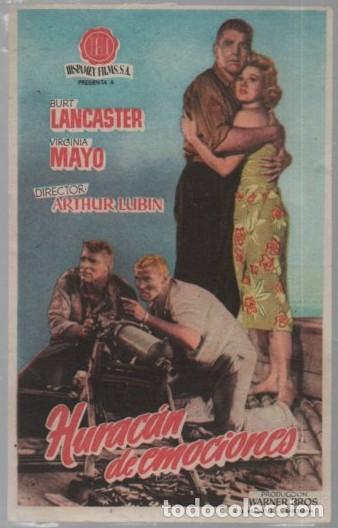 Cine: PROGRAMA DE CINE: HURACAN DE EMOCIONES PC-11474 - Foto 1
