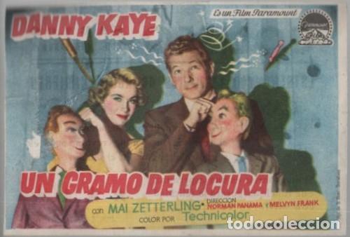 Cine: PROGRAMA DE CINE: UN GRAMO DE LOCURA PC-11480 - Foto 1