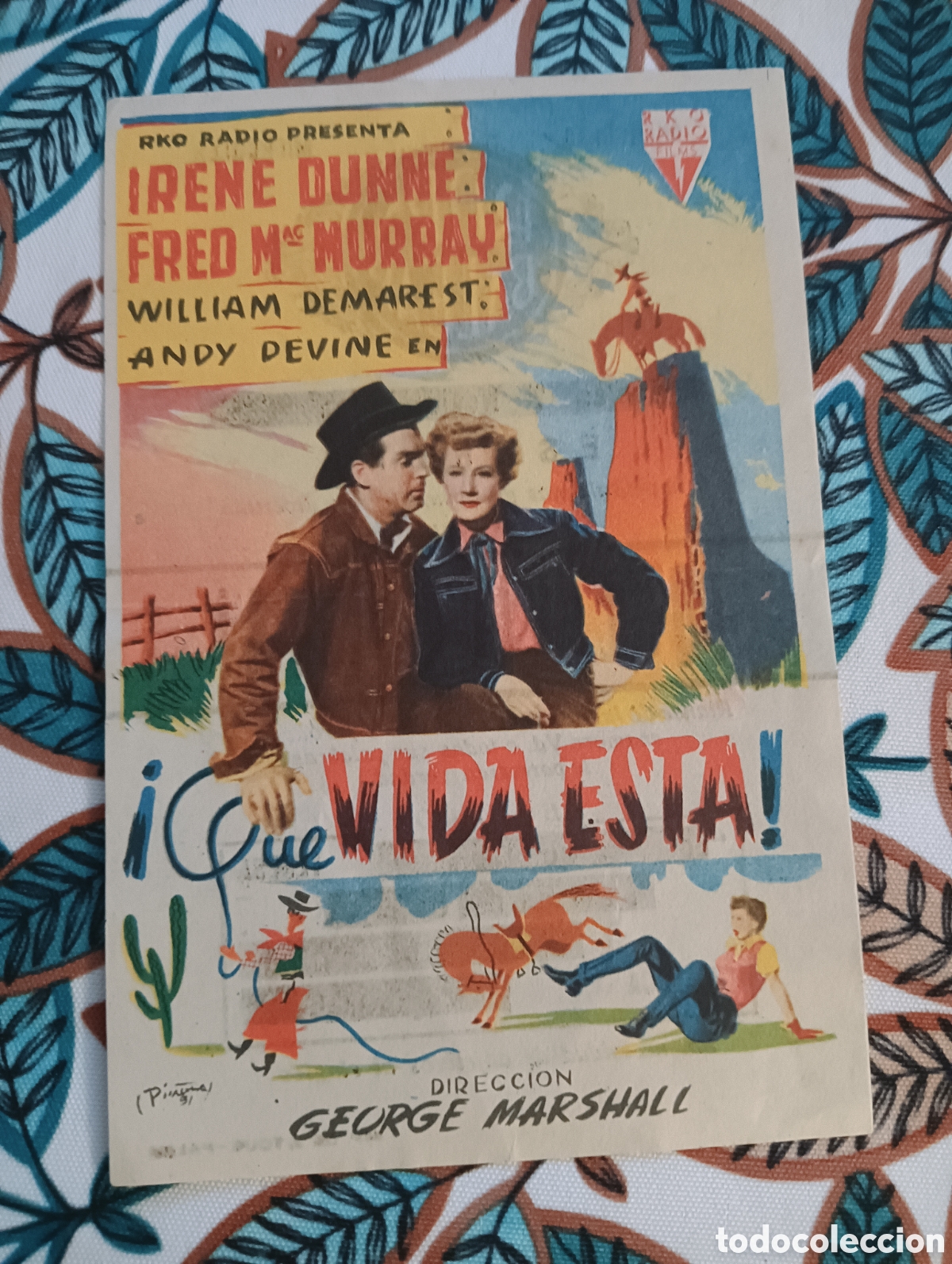 Cine: &iexcl; QUE VIDA ESTA! - IRENE DUNNE, FRED MACMURRAY - CON PUBLICIDAD