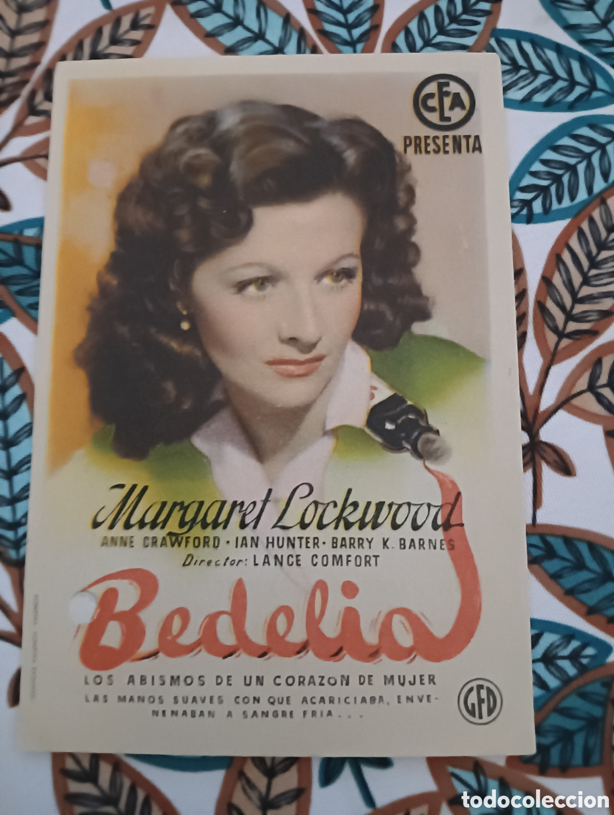 Cine: BEDELIA - MARGARET LOCKWOOD - CON PUBLICIDAD