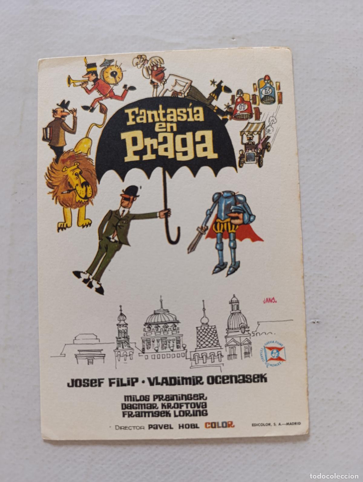 Cine: FOLLETO DE MANO - FANTASIA EN PRAGA - SIN PUBLICIDAD (148F)