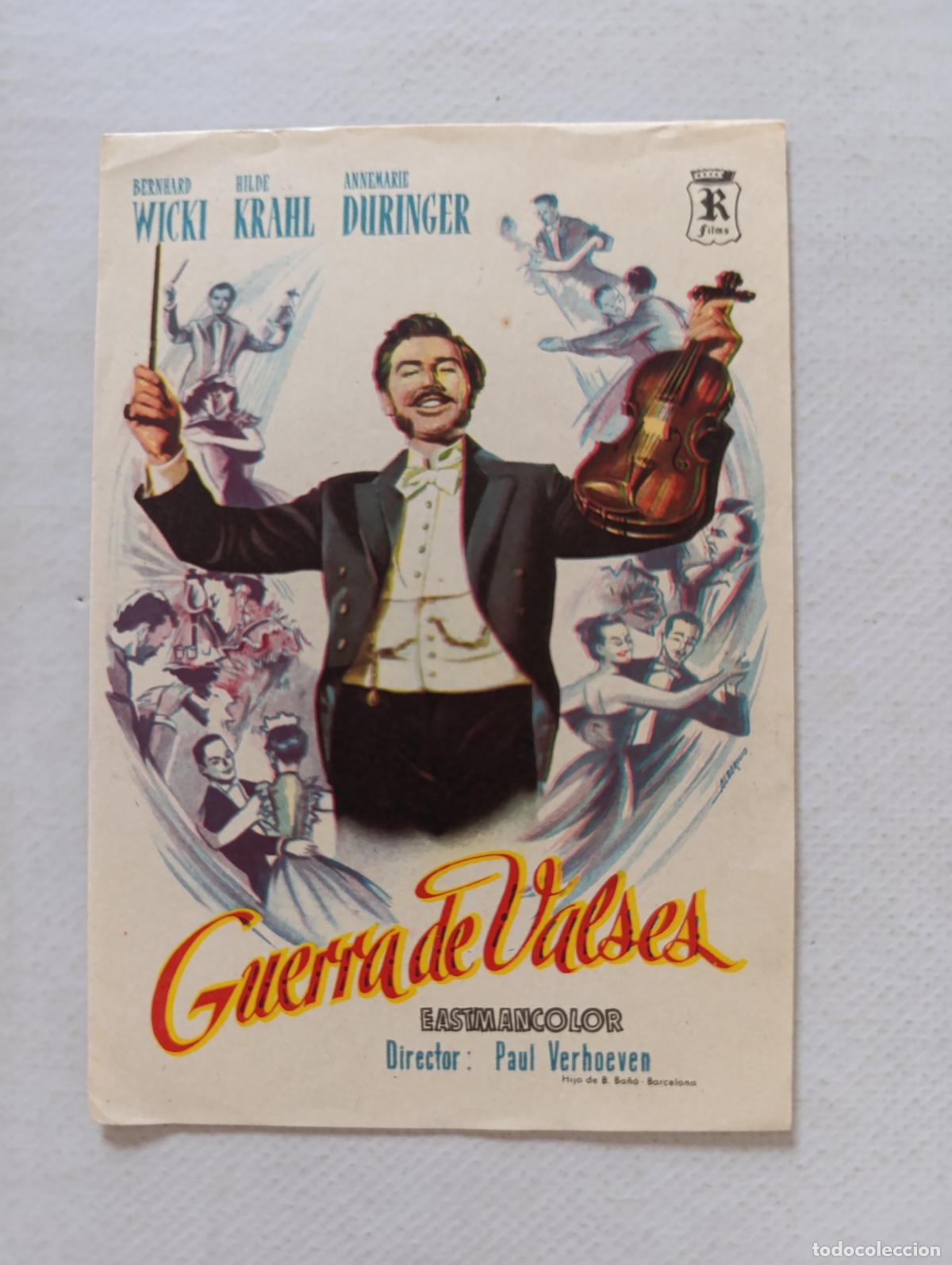 Cine: FOLLETO DE MANO - GUERRA DE VALSES - SIN PUBLICIDAD (148H)