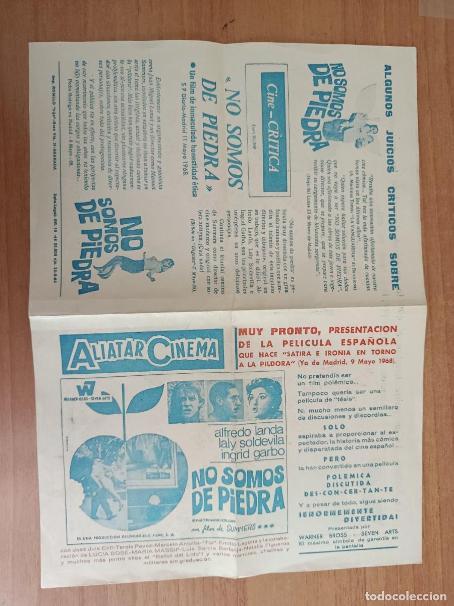 Cine: TURQ--PROGRAMA DE CINE---NO SOMOS DE PIEDRA
