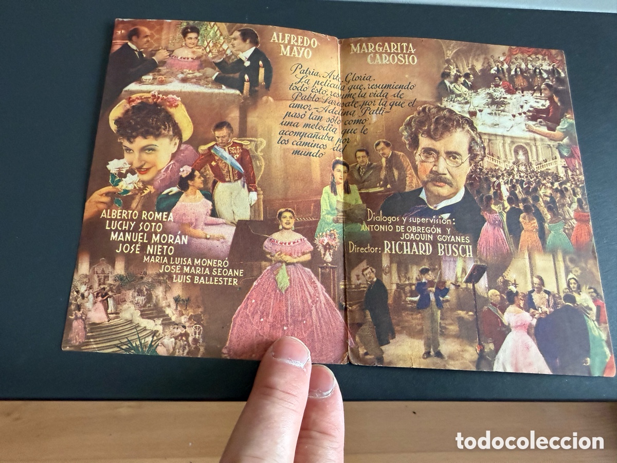 Cine: Folleto Doble. SARASATE - Foto 2