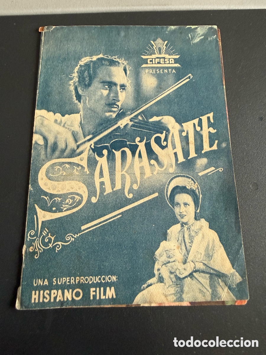 Cine: Folleto Doble. SARASATE - Foto 1