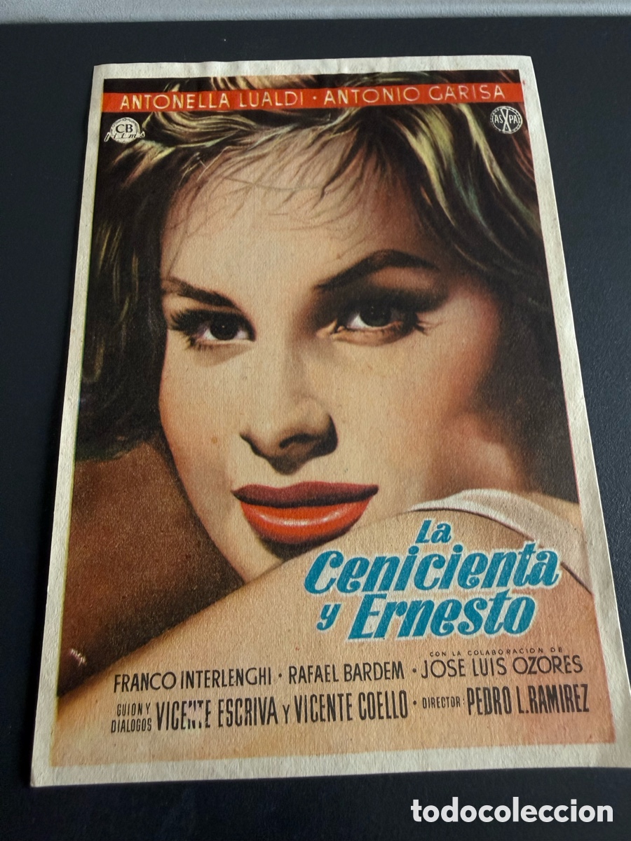 Cine: LA CENICIENTA Y ERNESTO. Pedro L.Ramirez