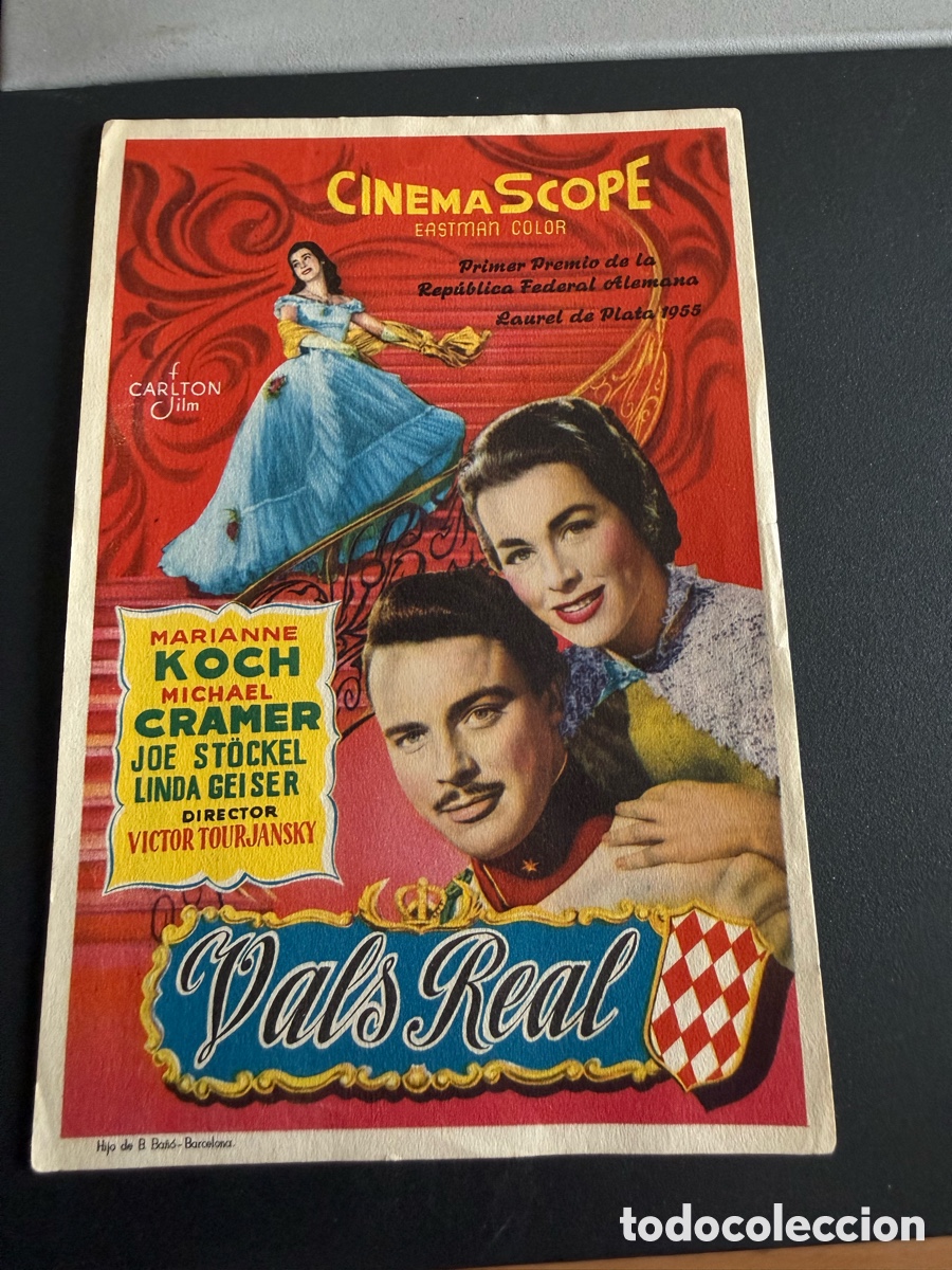 Cine: Folleto. VALS REAL /////// - Foto 1