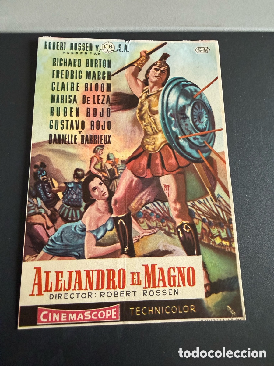 Cine: Folleto. ALEJANDRO EL MAGNO - Foto 1