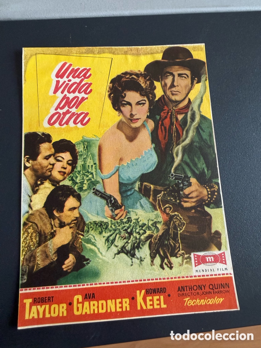 Cine: Folleto. UNA VIDA POR OTRA.