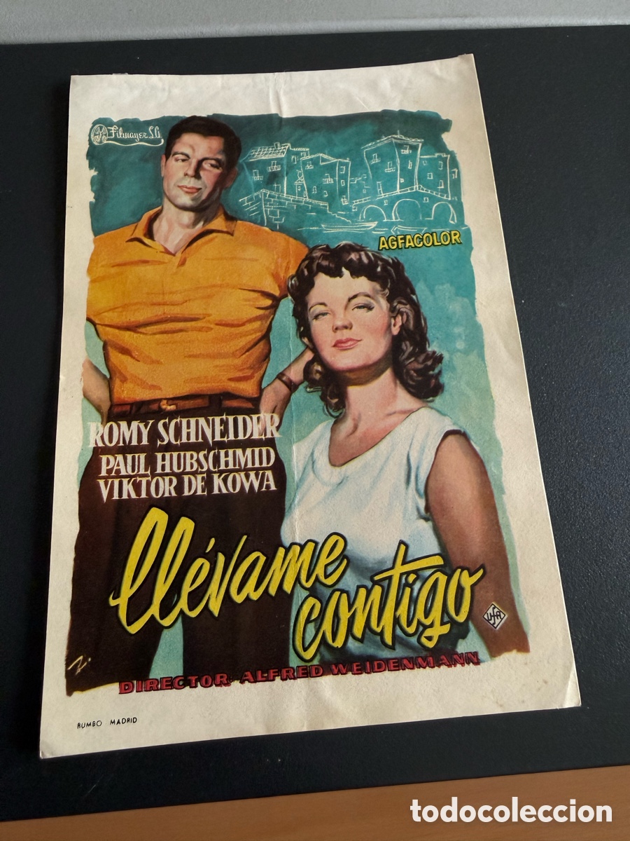 Cine: Folleto. LL&Eacute;VAME CONTIGO - Foto 1