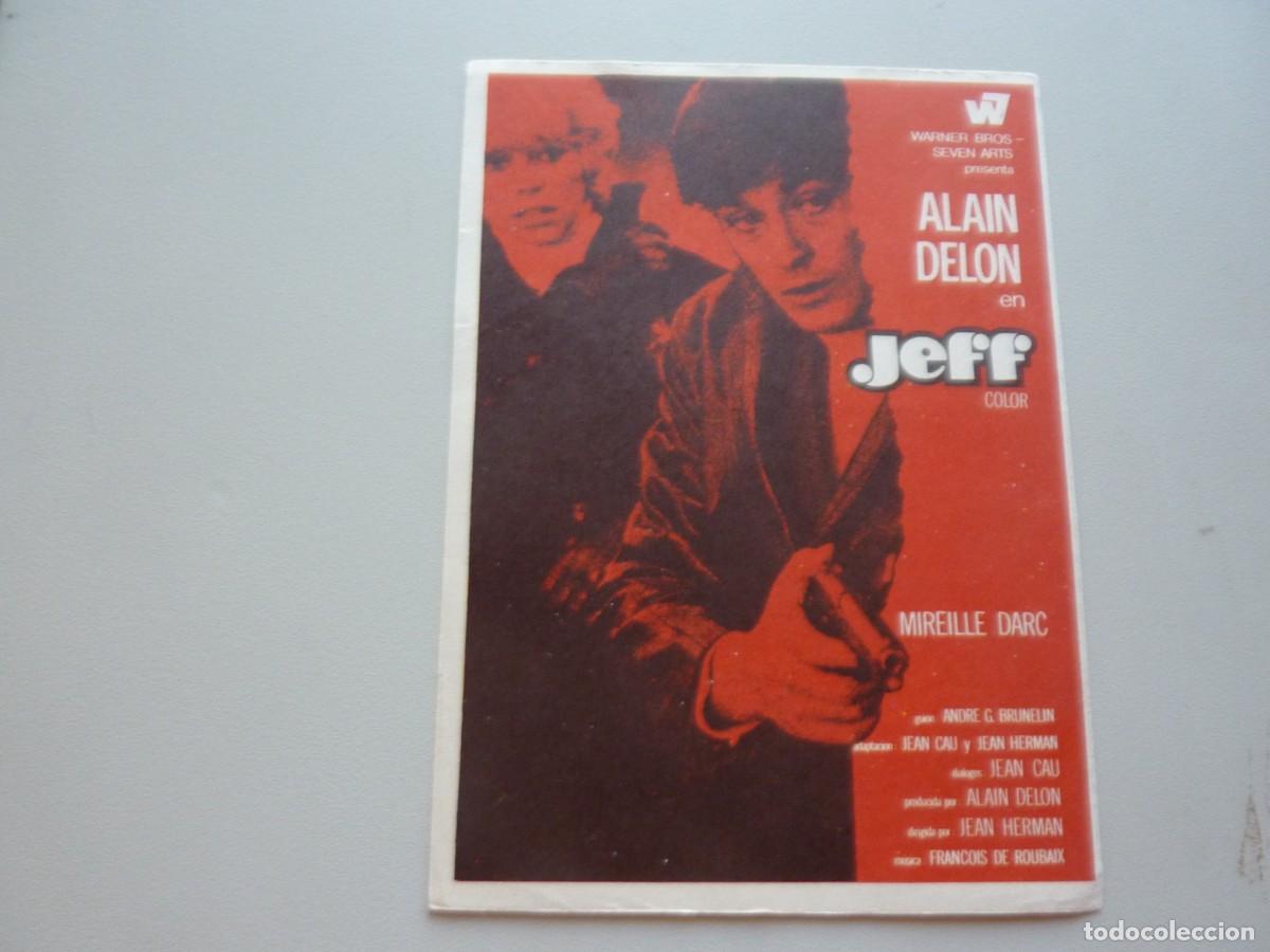 Cine: Folleto de cine JEFF con publicidad