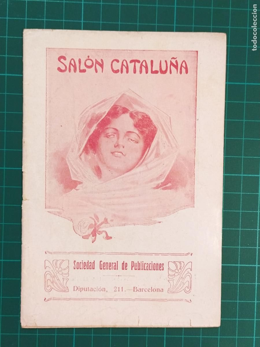 Cine: BARCELONA - SALON CATALU&Ntilde;A - A&Ntilde;O 1912 DEL 14 AL 20 DE OCTUBRE - PROGRAMA DE CINE ANTIGUO -VER FOTOS