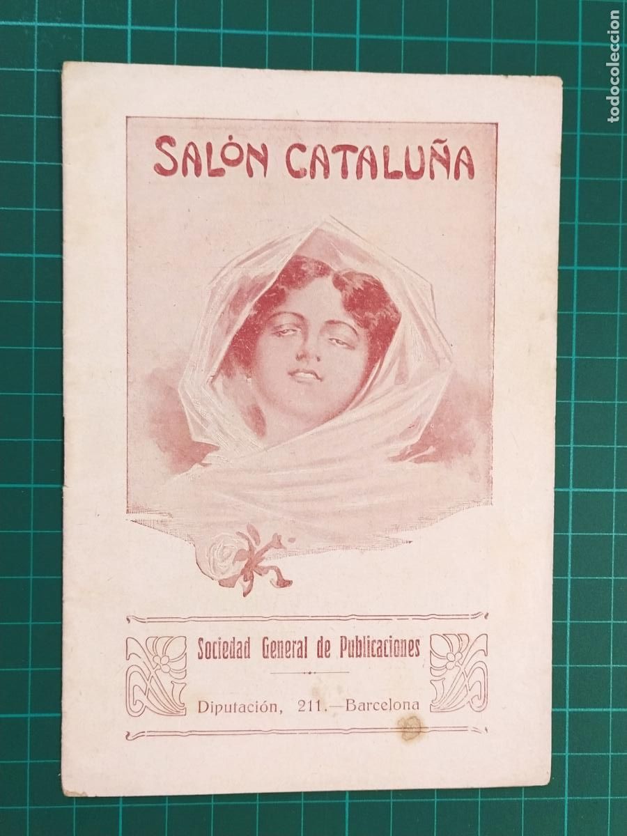 Cine: BARCELONA - SALON CATALU&Ntilde;A - A&Ntilde;O 1912 DEL 30 AL 6 DE OCTUBRE - PROGRAMA DE CINE ANTIGUO -VER FOTOS