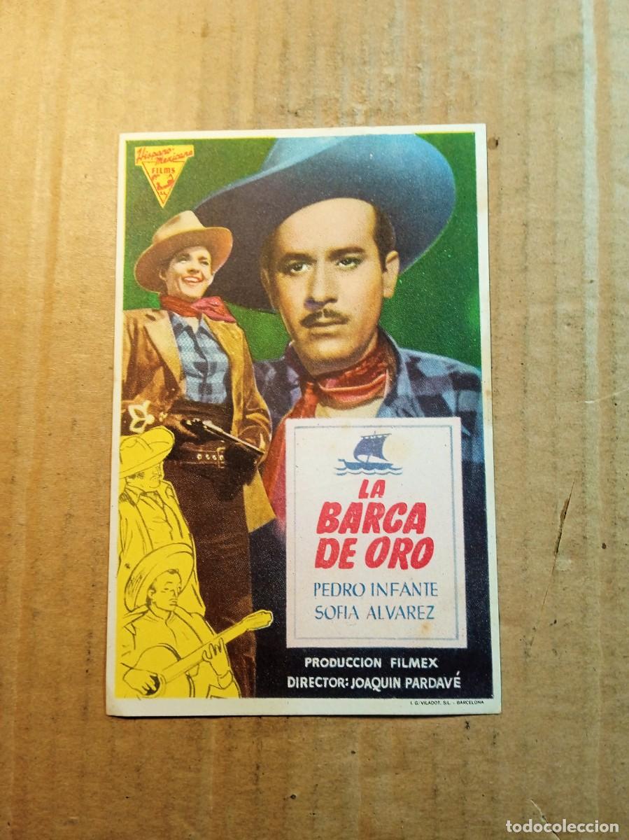 Cine: FOLLETO DE MANO SIN PUBLICIDAD LA BARCA DE ORO