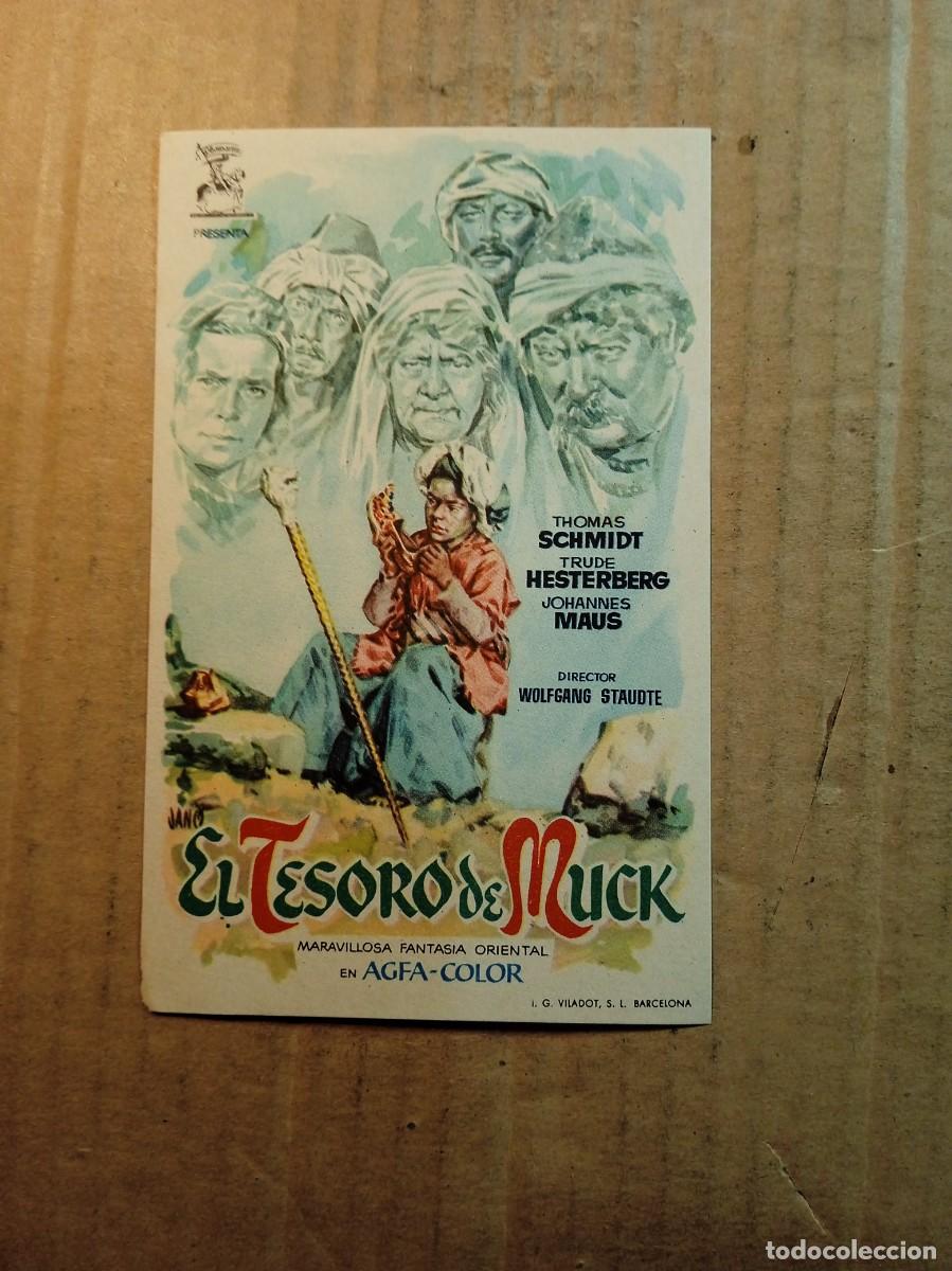 Cine: FOLLETO DE MANO SIN PUBLCIDAD EL TESORO DE MUCK