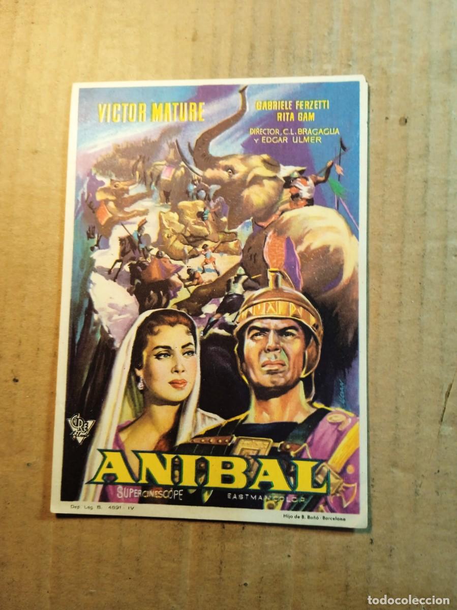 Folhetos de m&atilde;o de filmes antigos de cinema: FOLLETO DE MANO SIN PUBLICIDAD ANIBAL
