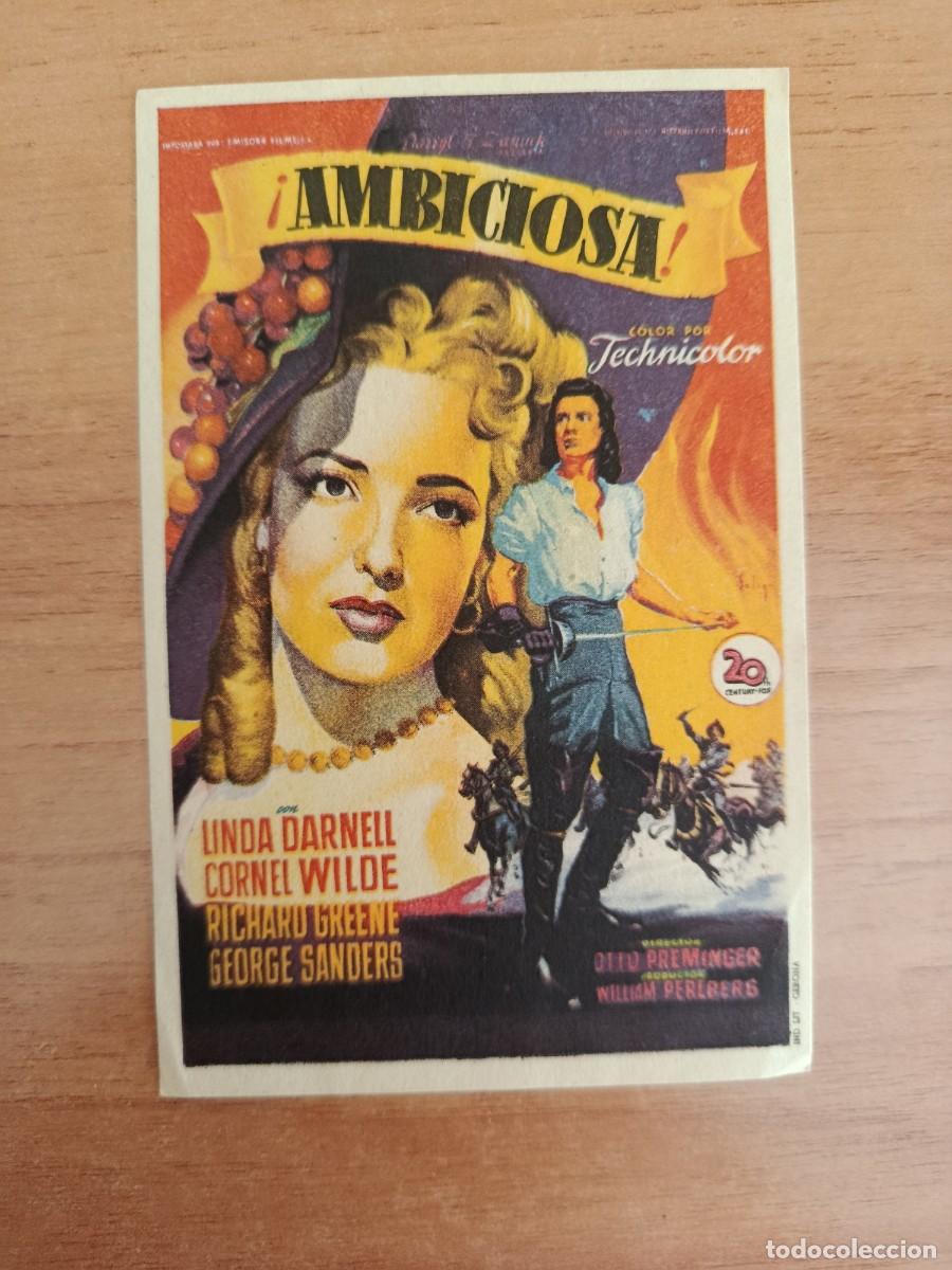 Cine: TAMMY--PROGRAMA DE CINE---AMBICIOSA - Foto 1