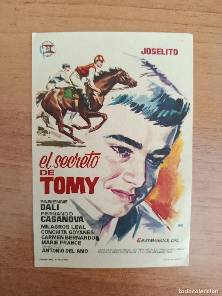 Cine: TAMMY--PROGRAMA DE CINE--- EL SECRETO DE TOMY