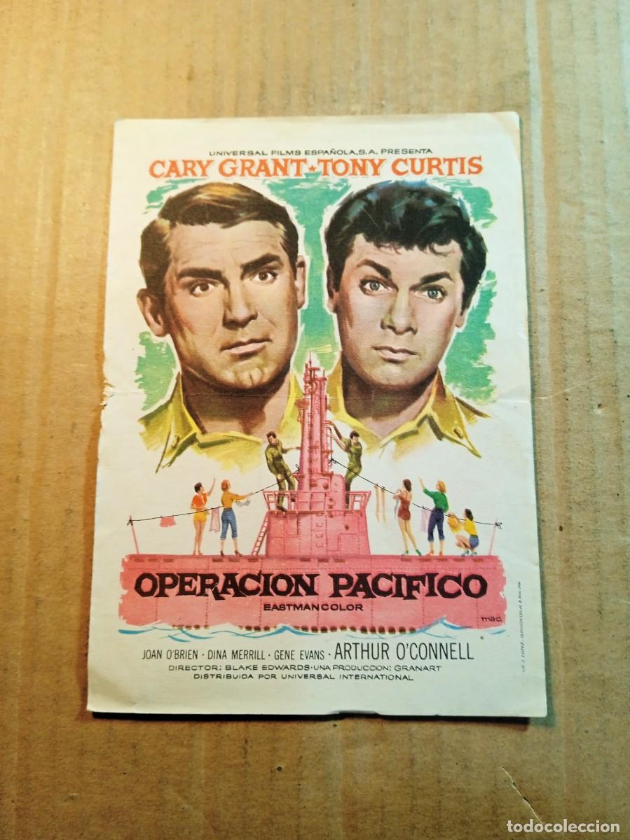 Cine: FOLLETO DE MANO SIN PUBLICIDAD OPERACION PACIFICO