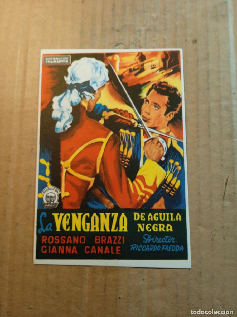  Flyers Publicitaires de films Anciens: FOLLETO DE MANO SIN PUBLICIDAD LA VENGANZA DE AGUILA NEGRA
