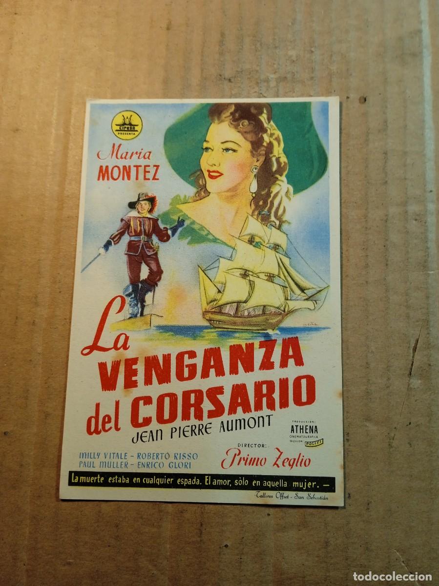  Flyers Publicitaires de films Anciens: FOLLETO DE MANO SIN PUBLICIDAD LA VENGANZA DEL CORSARIO