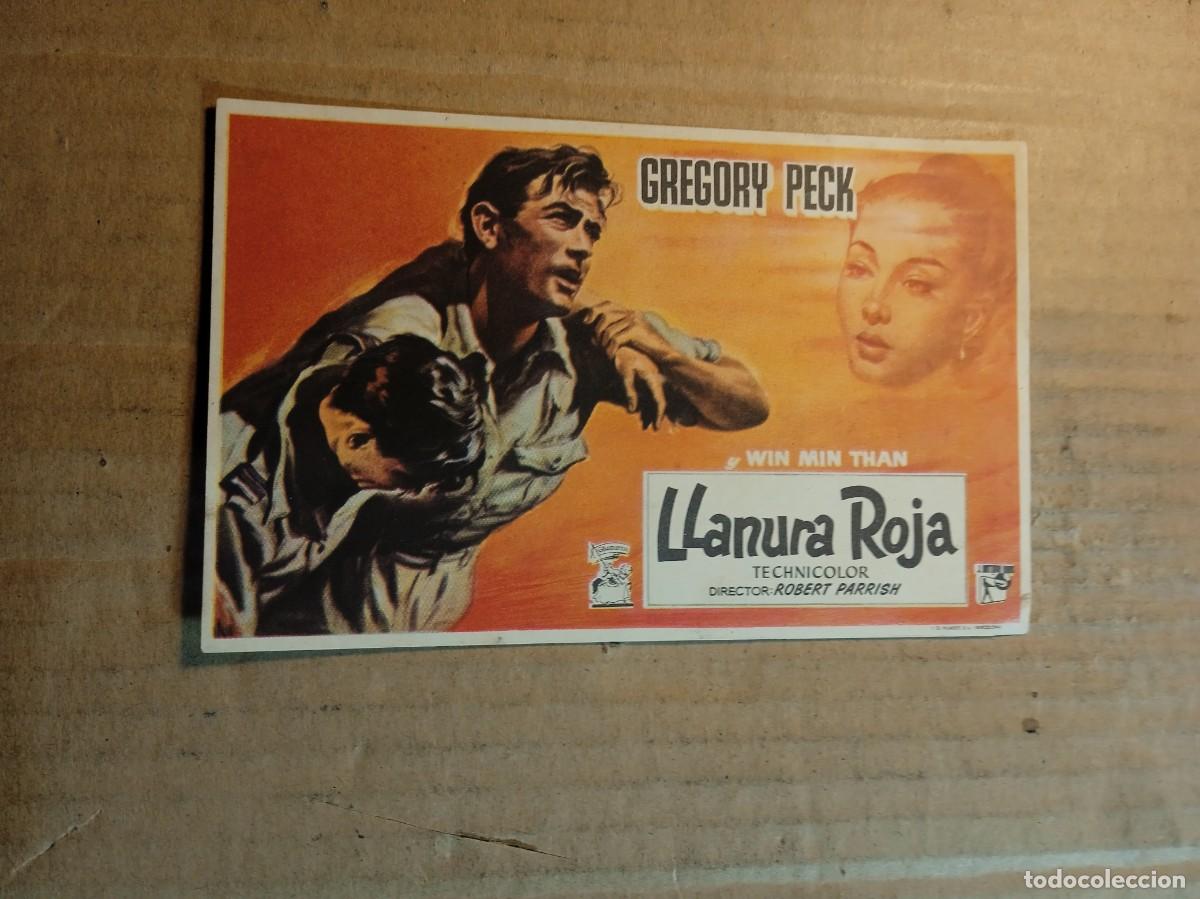  Flyers Publicitaires de films Anciens: FOLLETO DE MANO SIN PUBLICIDAD LLANURA ROJA