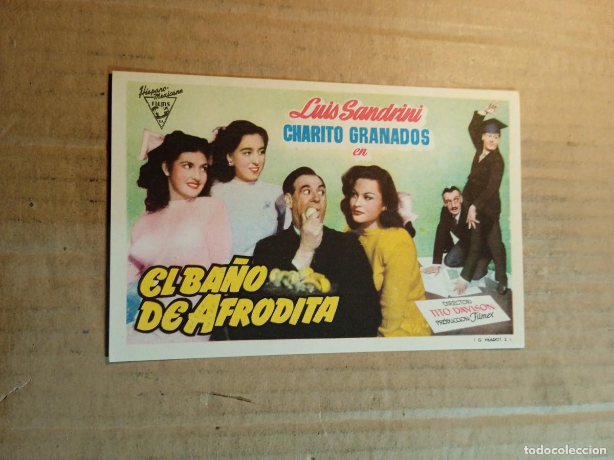 Cine: FOLLETO DE MANO SIN PUBLICIDAD EL BA&Ntilde;O DE AFRODITA
