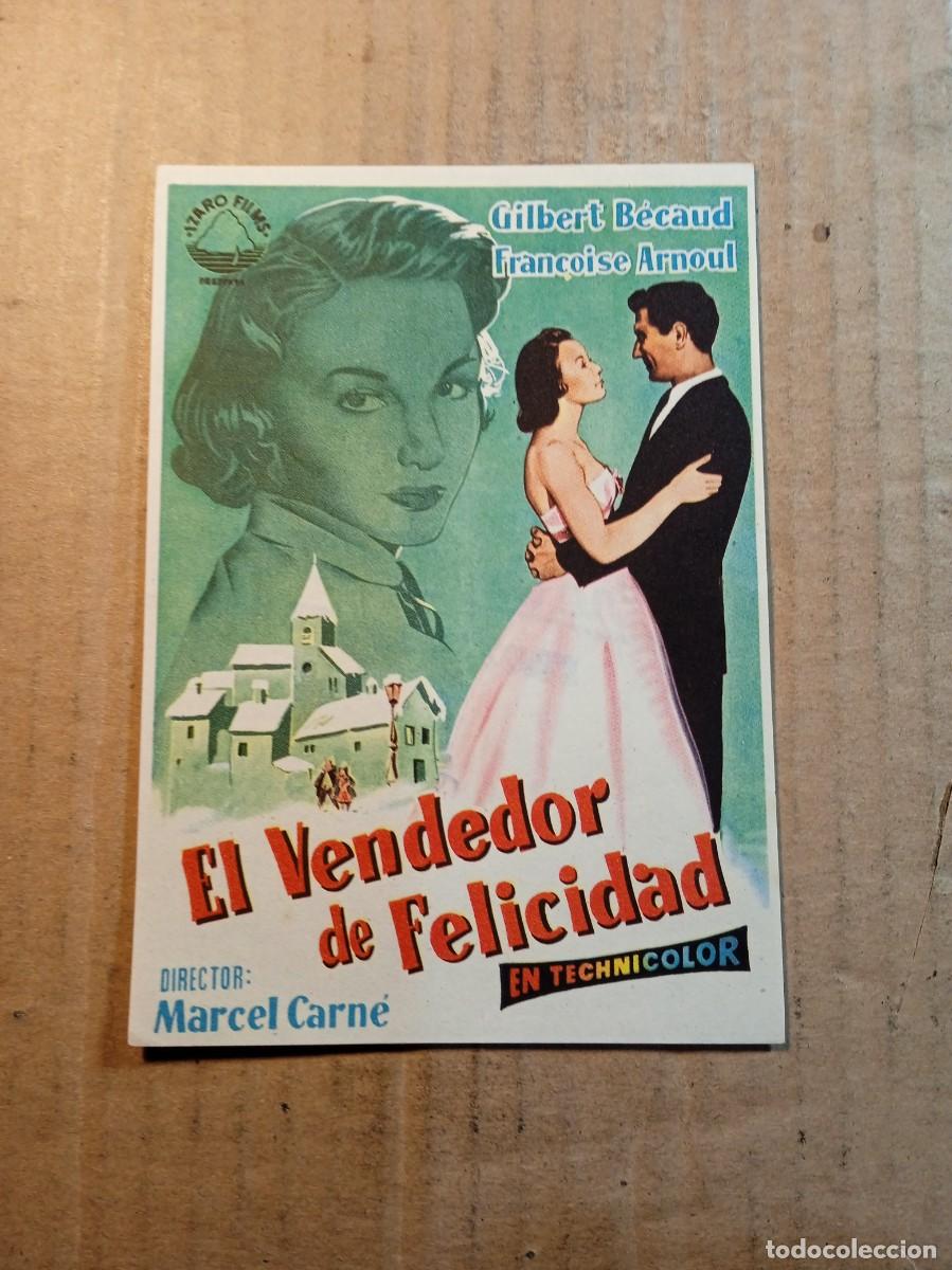 Cine: FOLLETO DE MANO SIN PUBLICIDAD EL VENDEDOR DE FELICIDAD