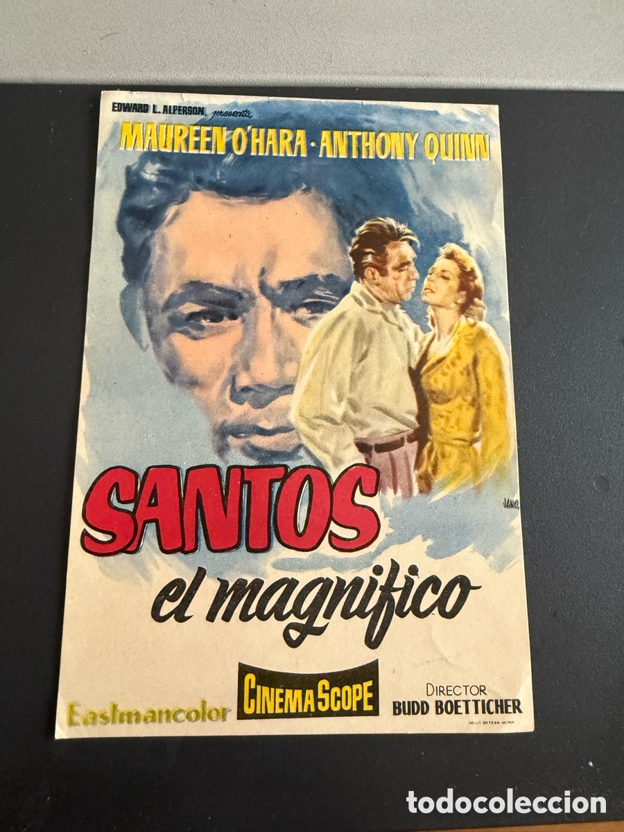 Cine: Folleto. SANTOS EL MAGN&Iacute;FICO