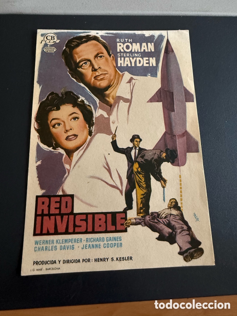 Cine: Folleto. RED INVISIBLE - Foto 1