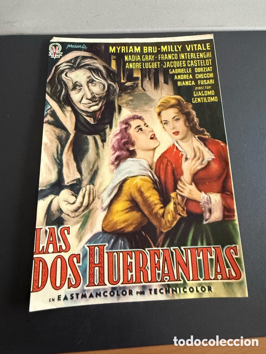 Cine: Folleto. LAS DOS HUERFANITAS