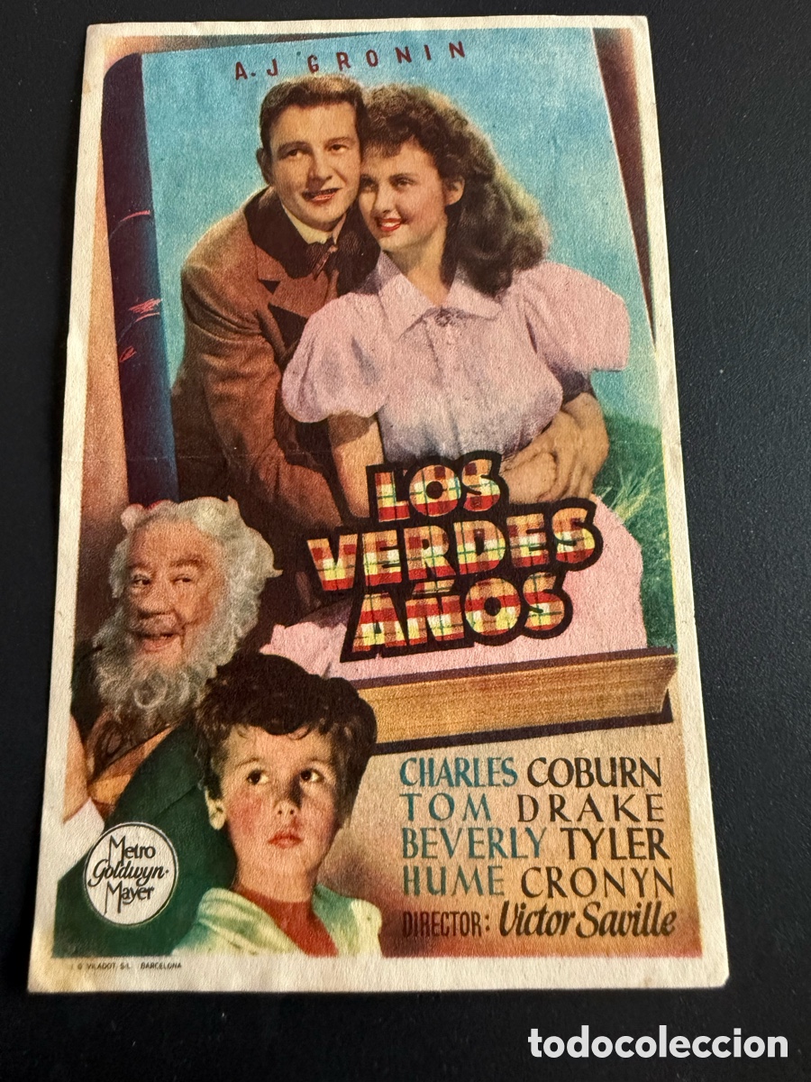 Cine: Folleto. LOS VERDES A&Ntilde;OS Publicidad