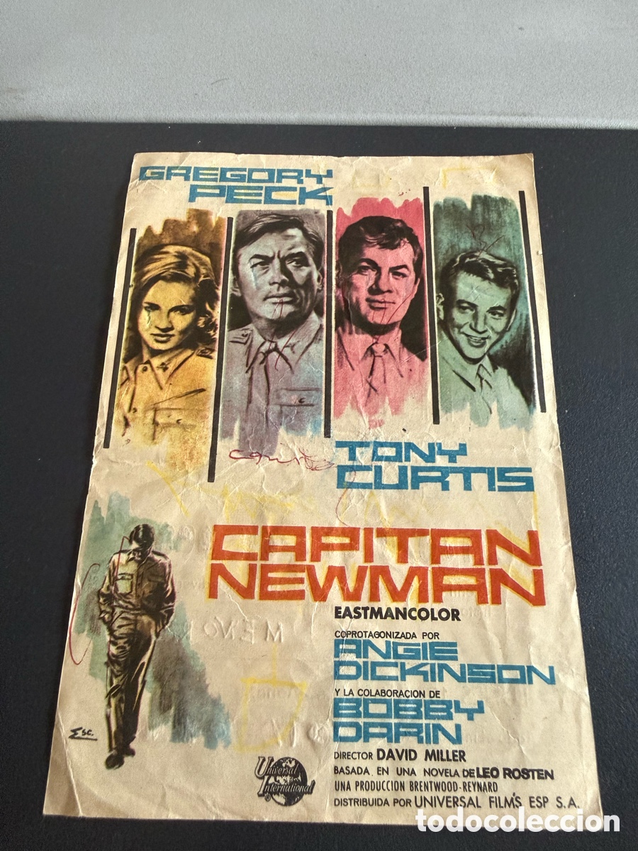 Cine: Folleto. CAPIT&Aacute;N NEWMAN. Publicidad
