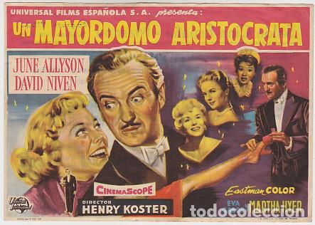 Cine: UN MAYORDOMO ARIST&Oacute;CRATA (con publicidad)
