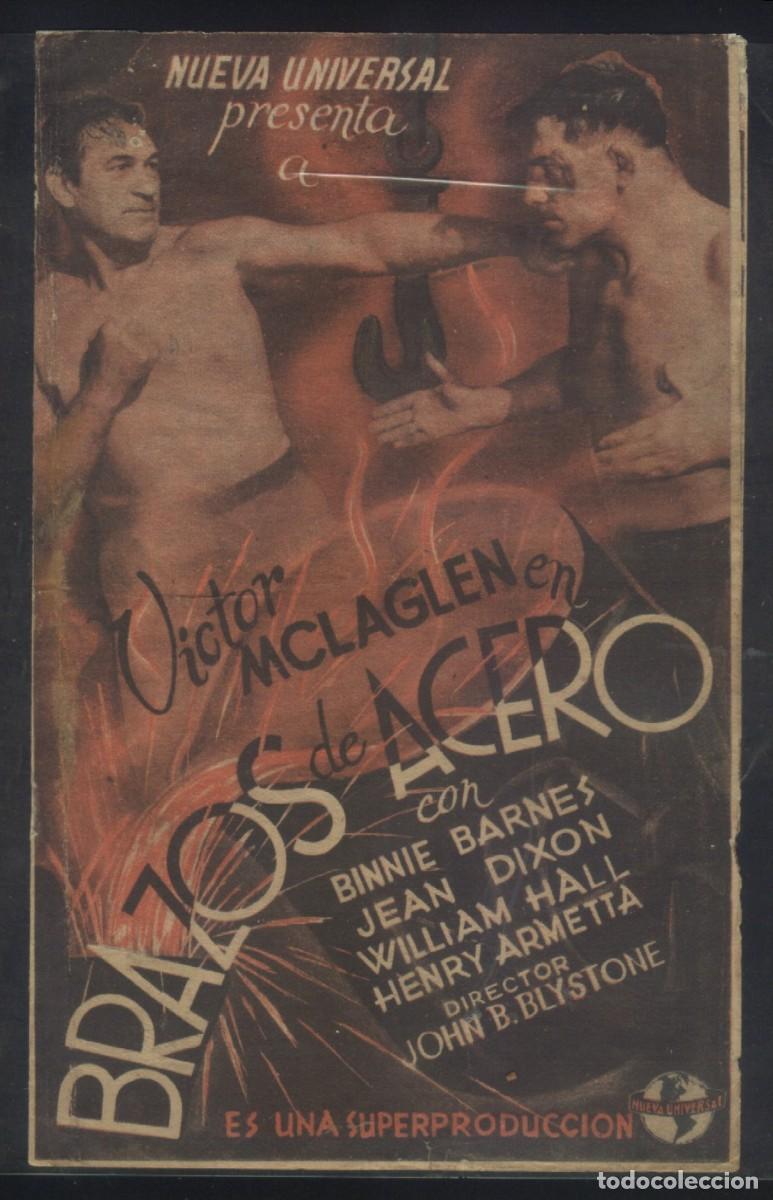 Cine: Q-10056- BRAZOS DE ACERO (Magnificent Brute) (D0BLE) (CINE DE CASTELLDEFELS) Victor McLaglen