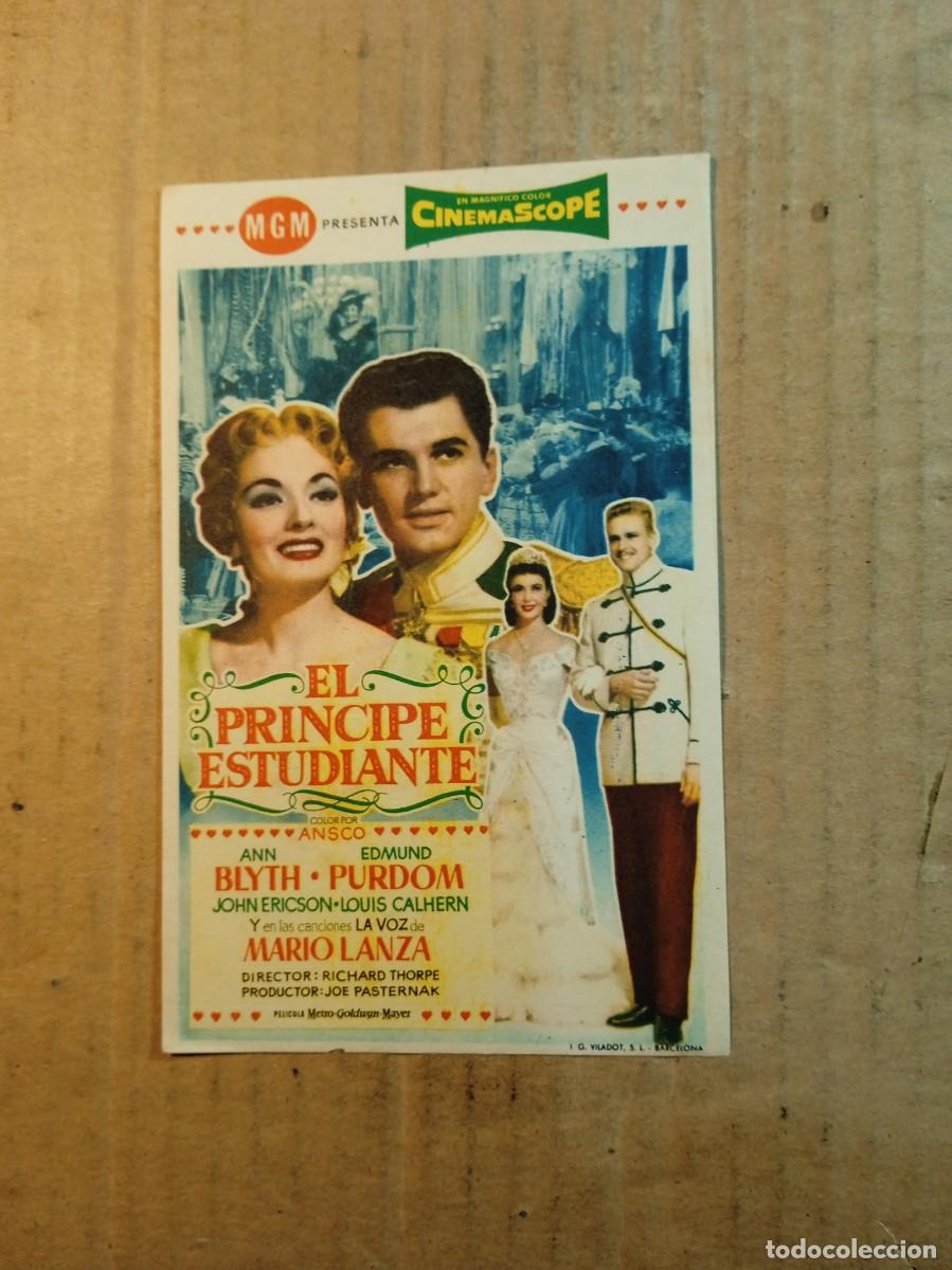 Cine: FOLLETO DE MANO SIN PUBLCIDAD EL PRINCIPE ESTUDIANTE