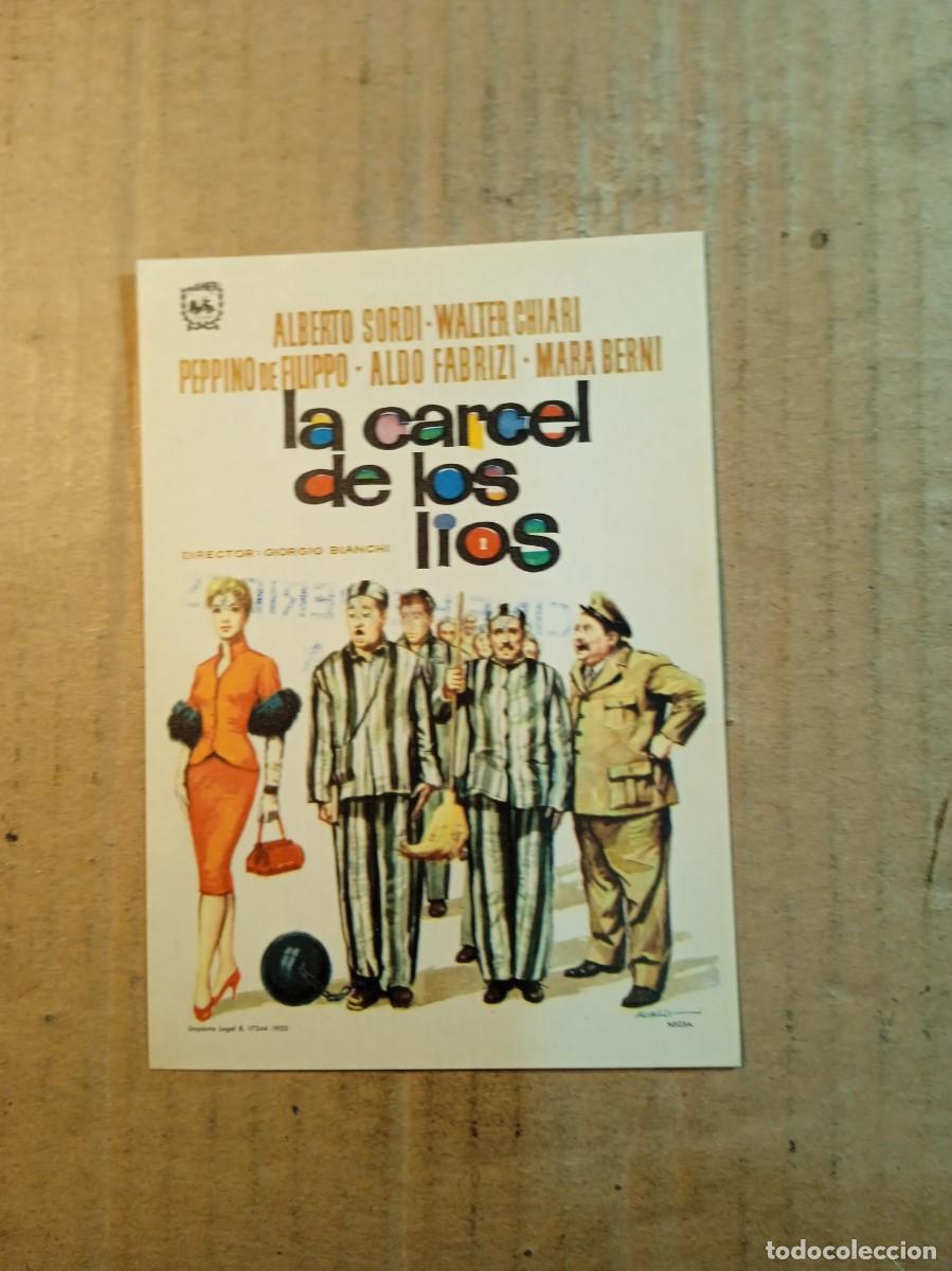 Cine: FOLLETO DE MANO SIN PUBLCIDAD LA CARCEL DE LOS LIOS