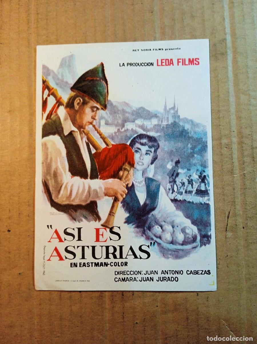 Cine: FOLLETO DE MANO SIN PUBLCIDAD ASI ES ASTURIAS