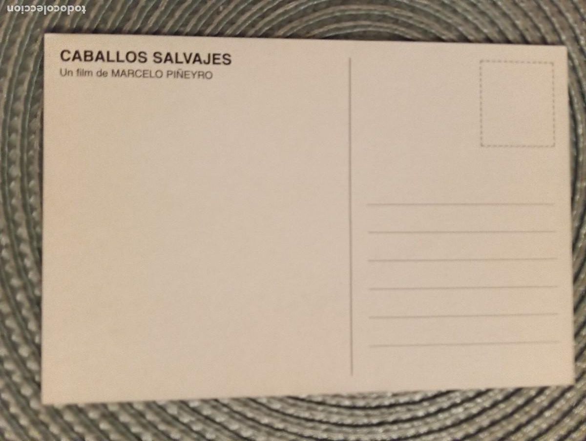 Cine: 1 PROGRAMA POSTAL DE ** CABALLOS SALVAJES **. MARCELO PI&Ntilde;EYRO A&Ntilde;O 1995 - Foto 2