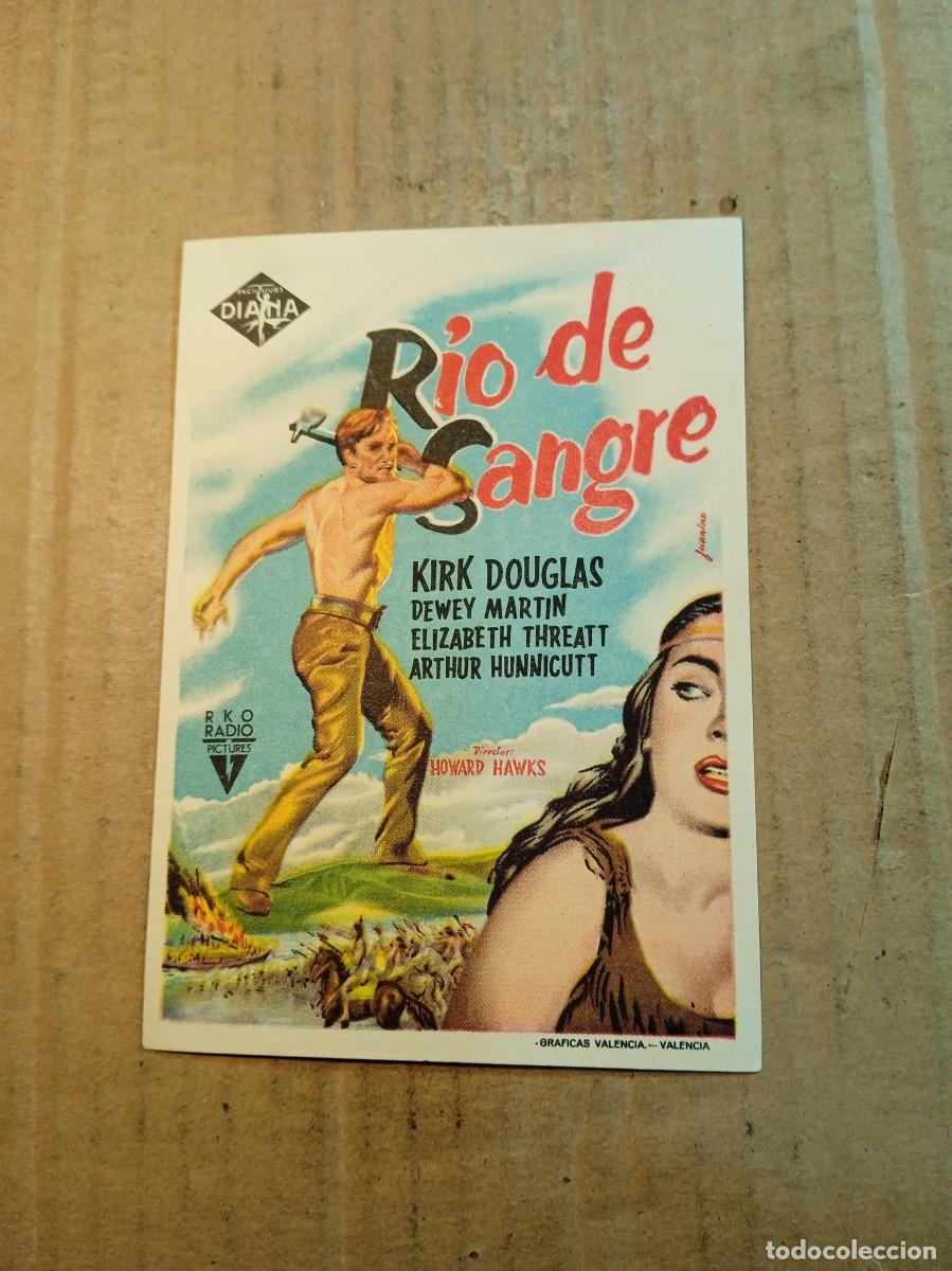 Cine: FOLLETO DE MANO SIN PUBLCIDAD RIO DE SANGRE