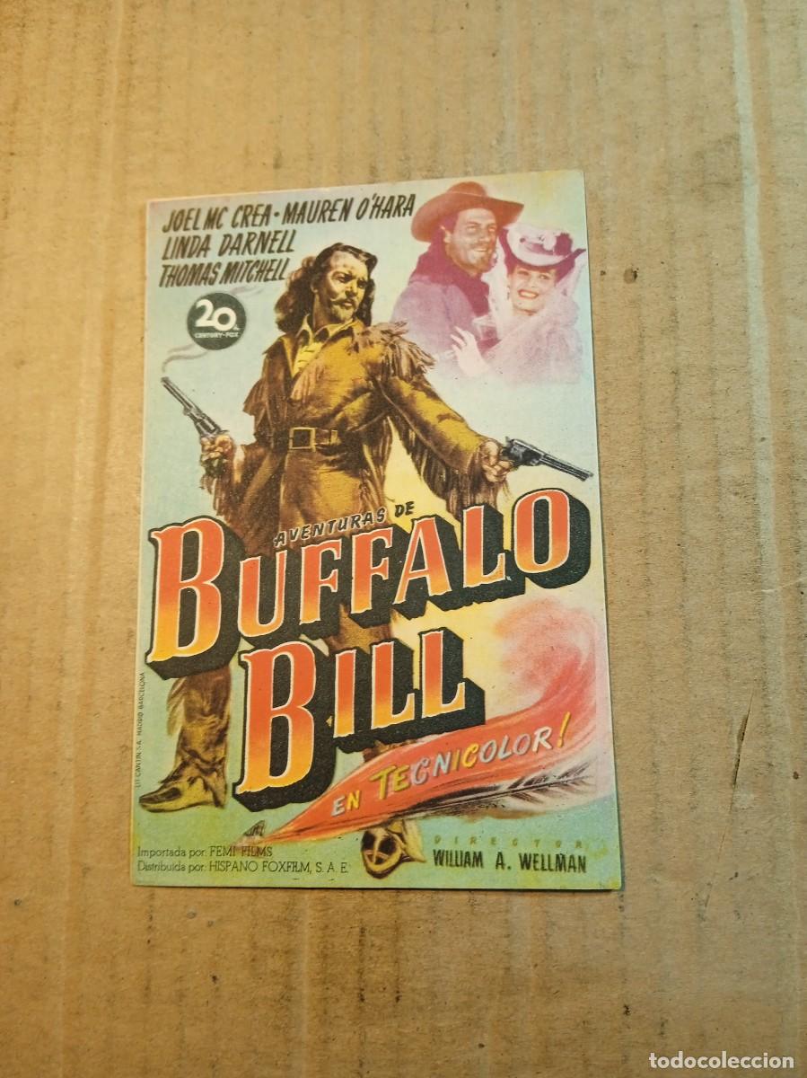Cine: FOLLETO DE MANO SIN PUBLCIDAD BUFFALO BILL