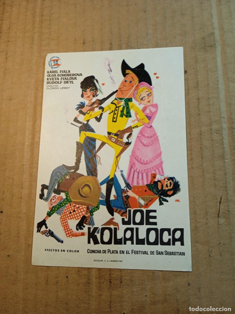 Cine: FOLLETO DE MANO SIN PUBLCIDAD JOE KOLALOCA