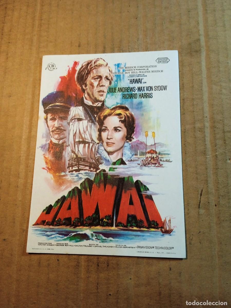  Flyers Publicitaires de films Anciens: FOLLETO DE MANO SIN PUBLCIDAD HAWAI