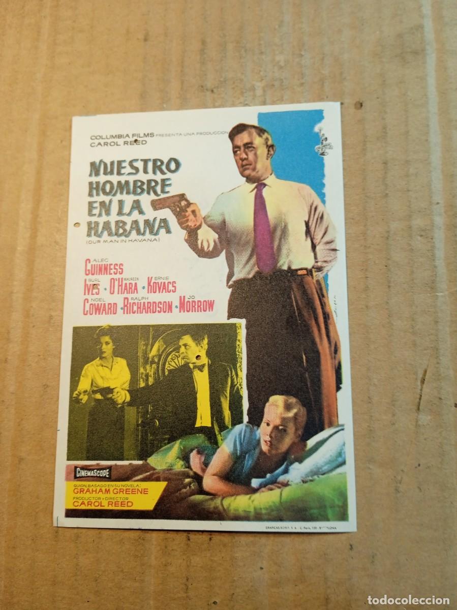 Cinema: FOLLETO DE MANO SIN PUBLCIDAD NUESTRO HOMBRE EN LA HABANA